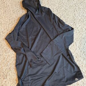 RBX Performance Gray Patterned Hoodie